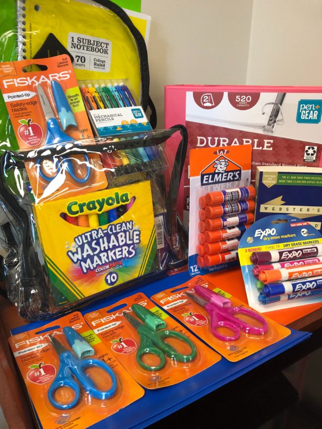 Back-to-School Supplies Drive