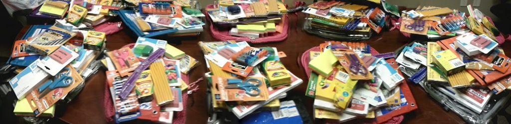 School Supplies Donated through The Circle of Love 